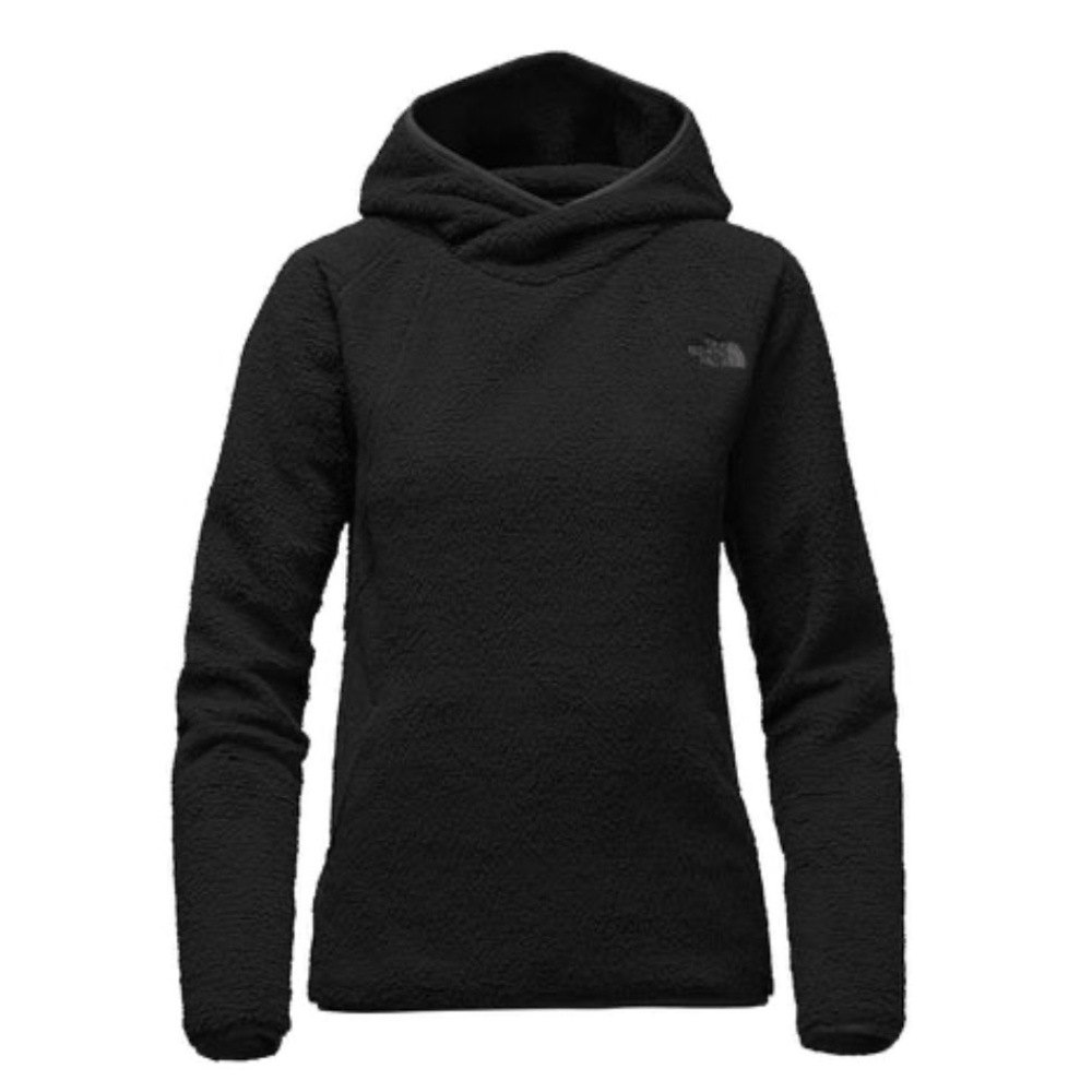 The North Face Sherpa Fleece Pullover Hoodie in Black